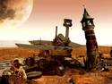 Clock tower in Mars