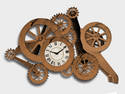 Gear clock