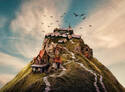 Mountain abbey