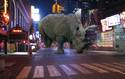 Rhino in Times Square