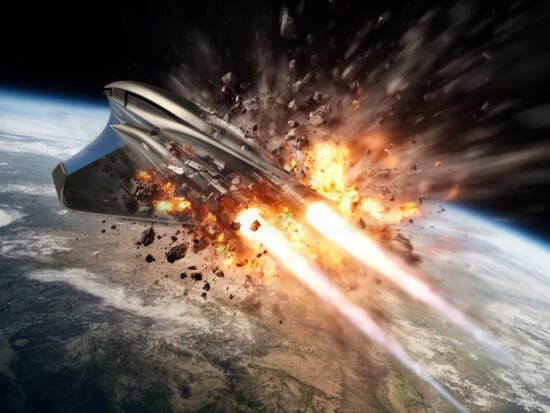 Supersonic crashed