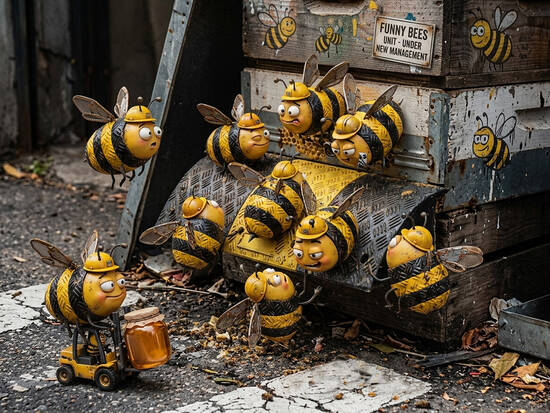 Funny bees