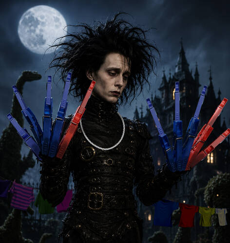 Edwin Clothespins Hands