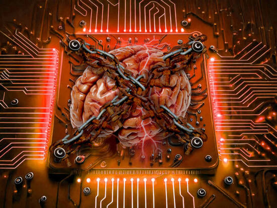 A brain held captive