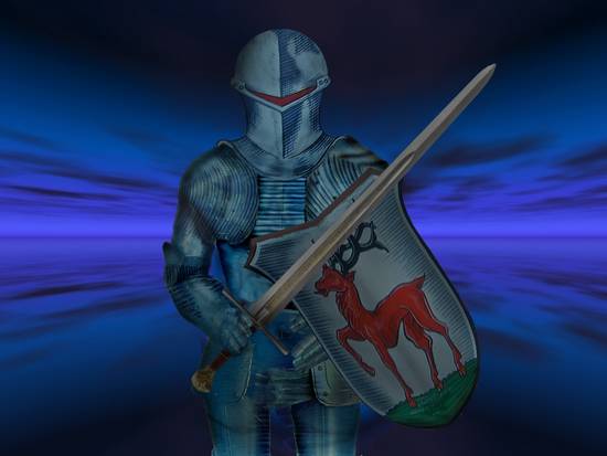 THE BLUE KNIGHT