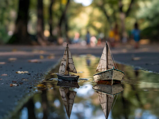 A spring day in the park