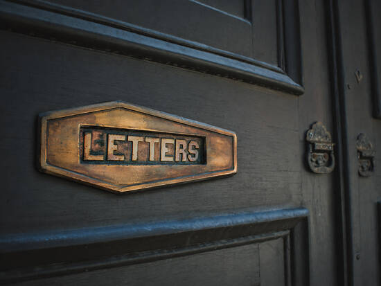 Letterbox for a Mortuary