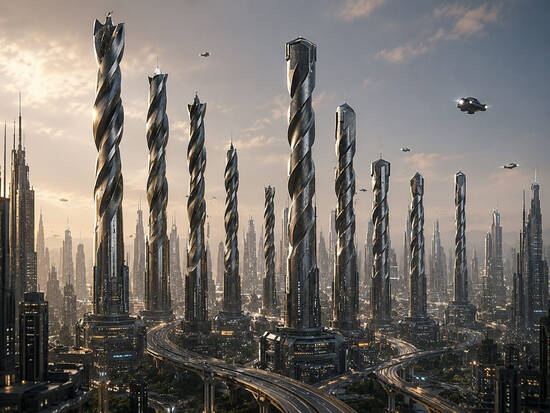 Skyscrapers near Dubai