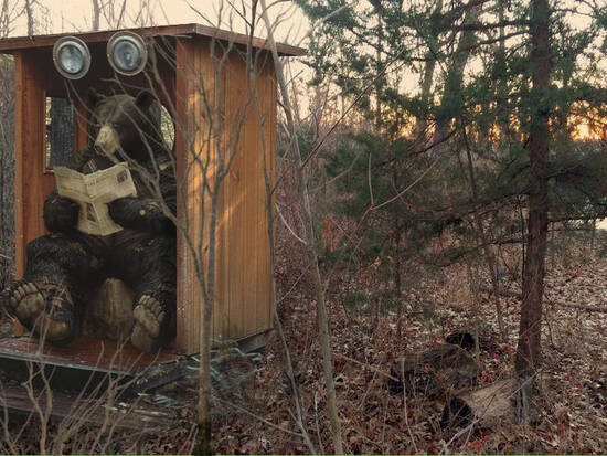 Wildlife outhouse