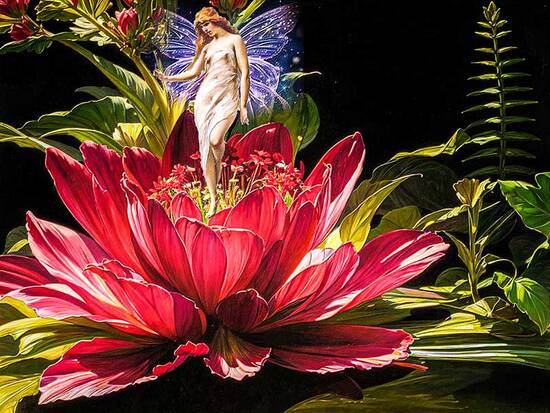 Blessing the Flower