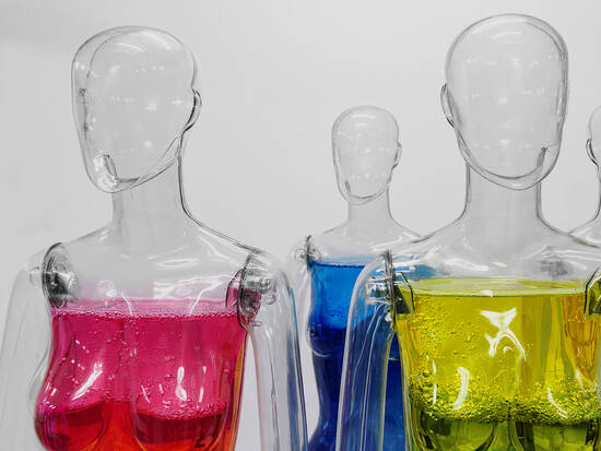 Colored Liquid Jugs