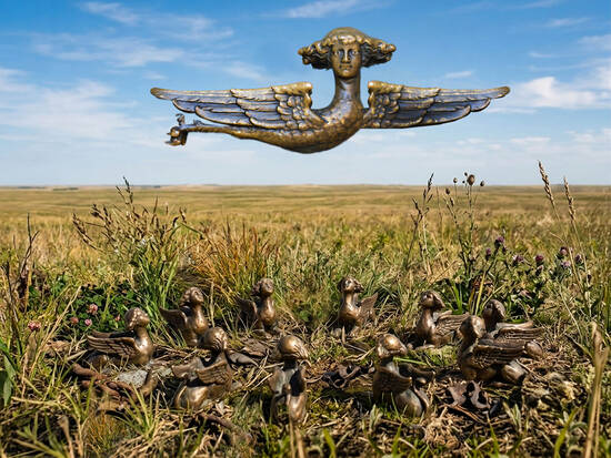 Lady handle flight
