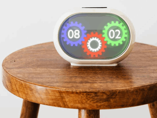 digital clock - gif