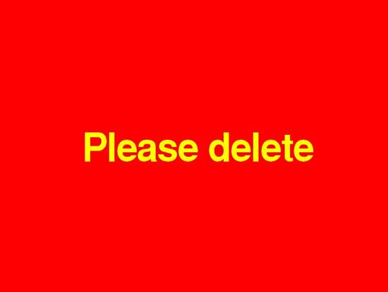 Please delete