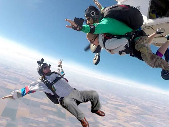 Skydiving