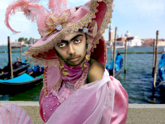 The face beneath mask