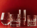 Glassware on Red