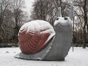 Snowy Snail