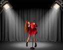 Singer in Red by Sis