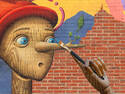 Pinocchio self portrait