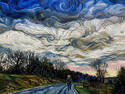 Under a stormy sky